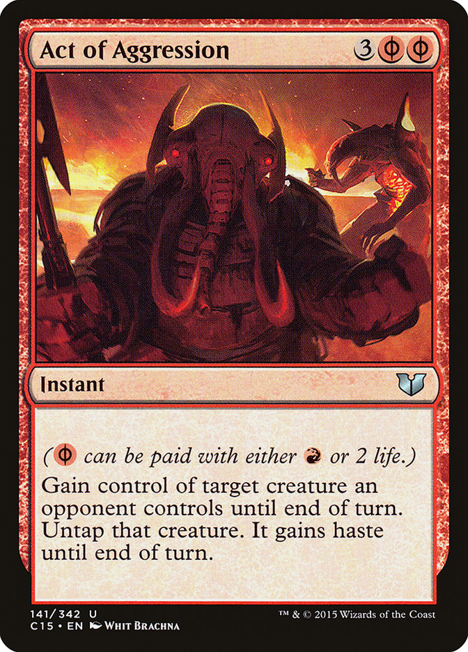 Act of Aggression [Commander 2015] | The CG Realm