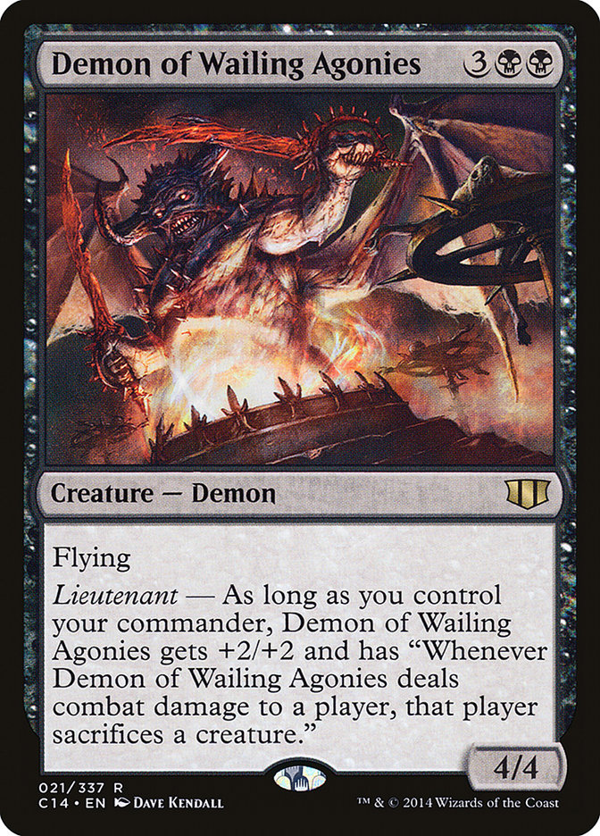 Demon of Wailing Agonies [Commander 2014] | The CG Realm
