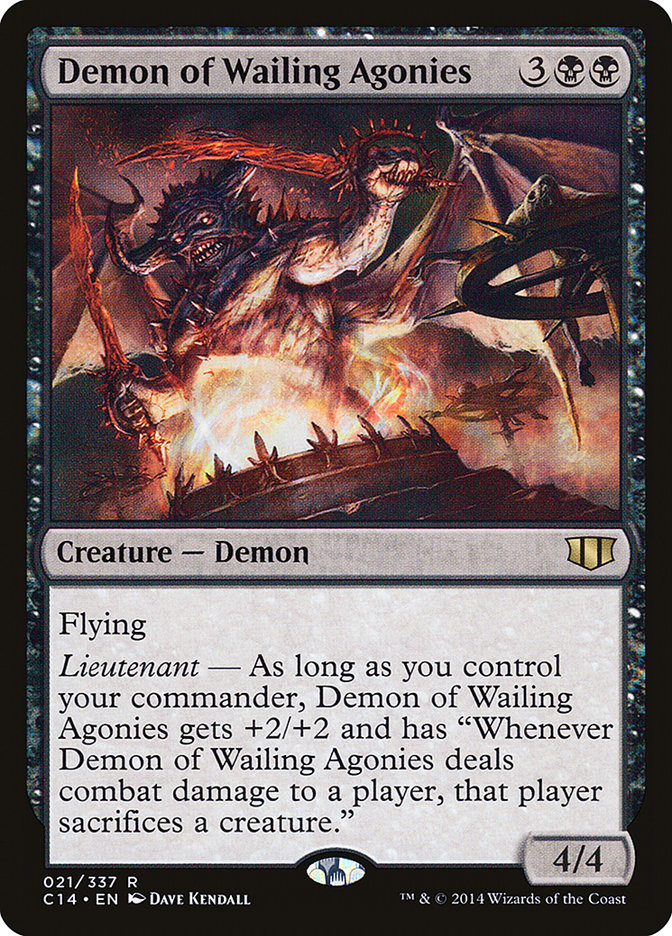 Demon of Wailing Agonies [Commander 2014] | The CG Realm