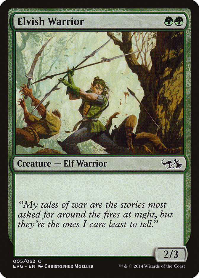 Elvish Warrior (Elves vs. Goblins) [Duel Decks Anthology] | The CG Realm
