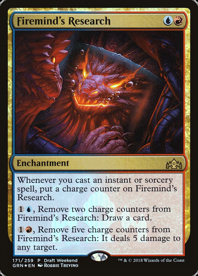 Firemind's Research (Draft Weekend) [Guilds of Ravnica Promos] | The CG Realm