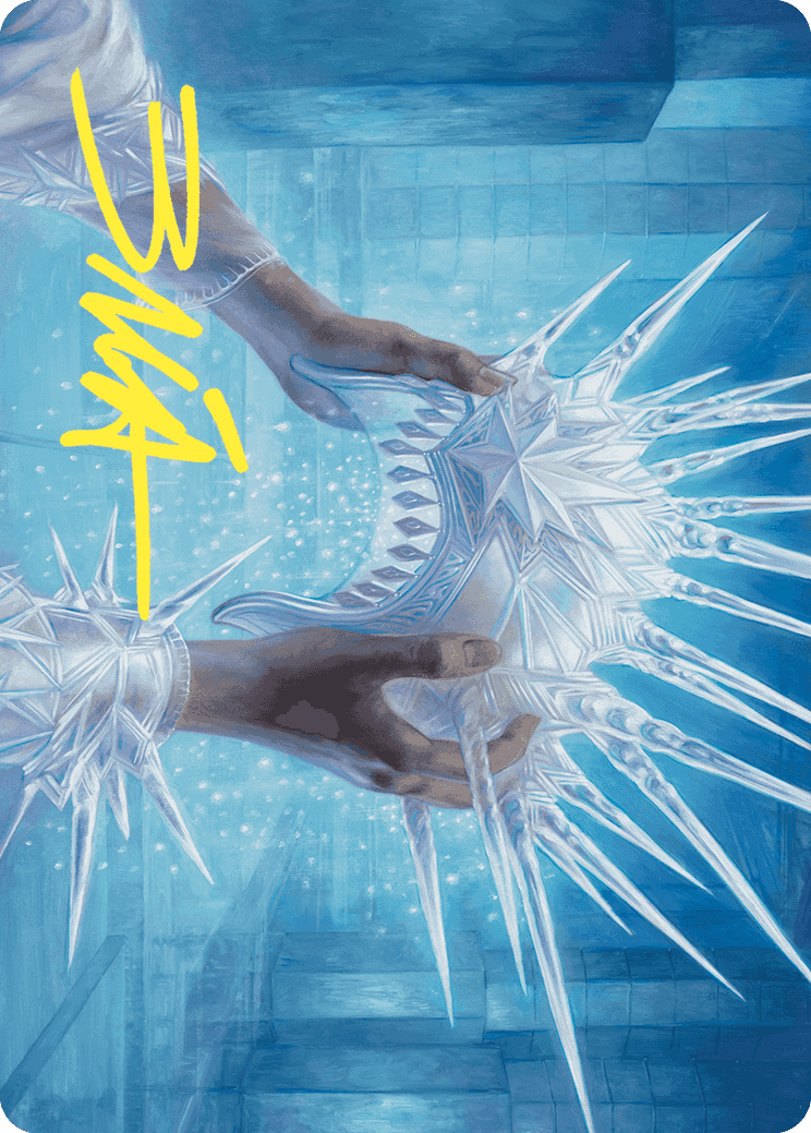 Hylda's Crown of Winter Art Card (Gold-Stamped Signature) [Wilds of Eldraine Art Series] | The CG Realm