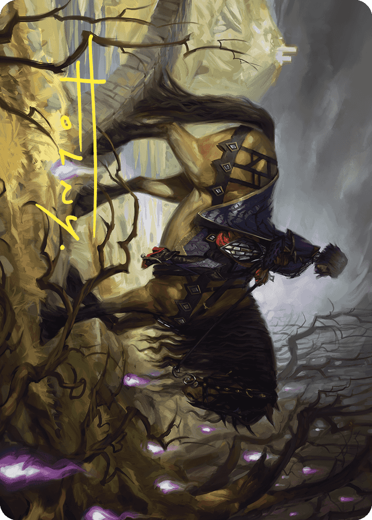 Rowan's Grim Search Art Card (Gold-Stamped Signature) [Wilds of Eldraine Art Series] | The CG Realm