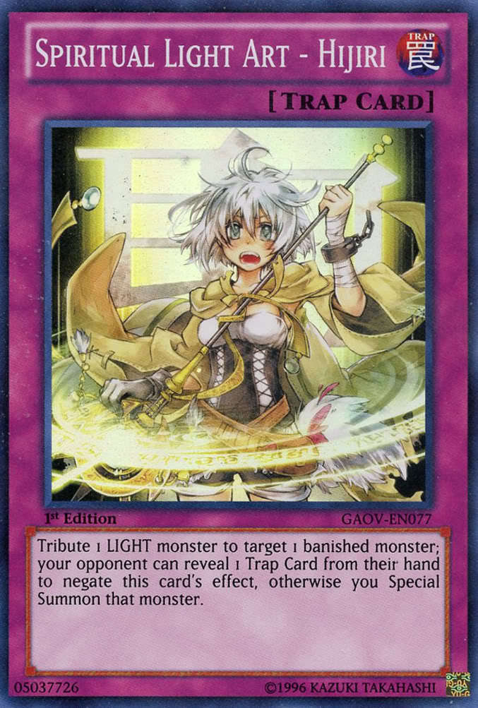 Spiritual Light Art - Hijiri [GAOV-EN077] Super Rare | The CG Realm