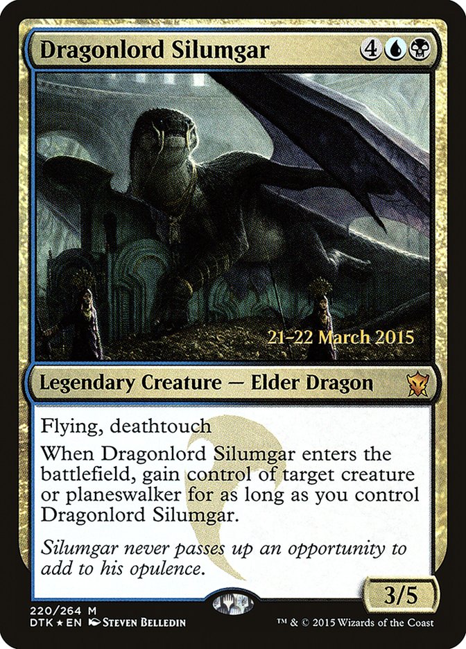 Dragonlord Silumgar [Dragons of Tarkir Prerelease Promos] | The CG Realm