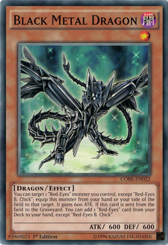 Black Metal Dragon [CORE-EN022] Common | The CG Realm