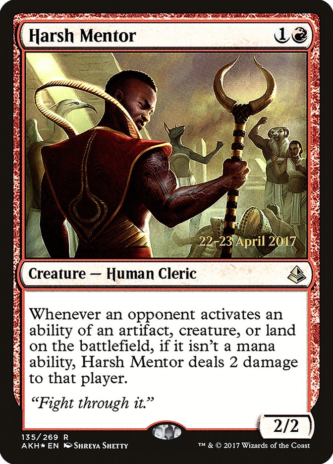 Harsh Mentor [Amonkhet Prerelease Promos] | The CG Realm