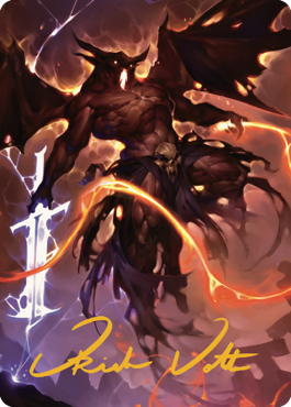 Balor Art Card (Gold-Stamped Signature) [Commander Legends: Battle for Baldur's Gate Art Series] | The CG Realm