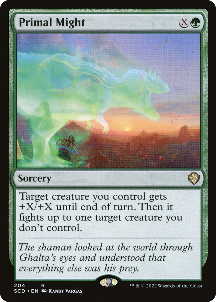 Primal Might [Starter Commander Decks] | The CG Realm
