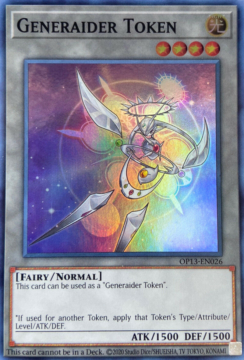 Generaider Token [OP13-EN026] Super Rare | The CG Realm