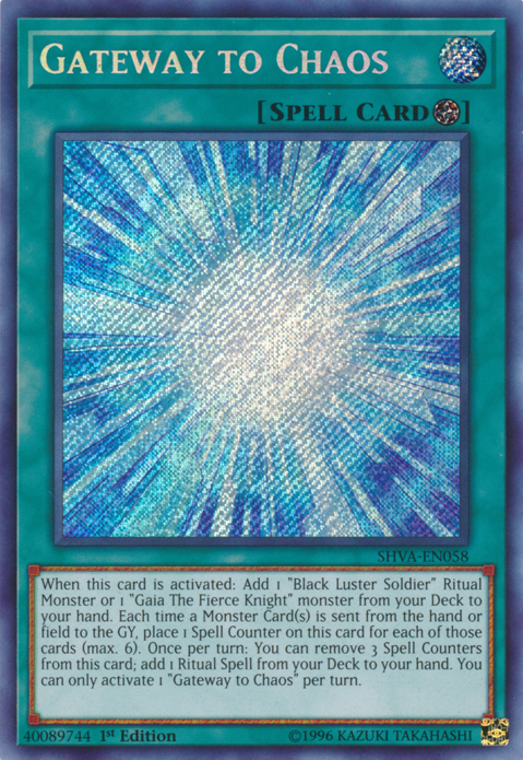 Gateway to Chaos [SHVA-EN058] Secret Rare | The CG Realm