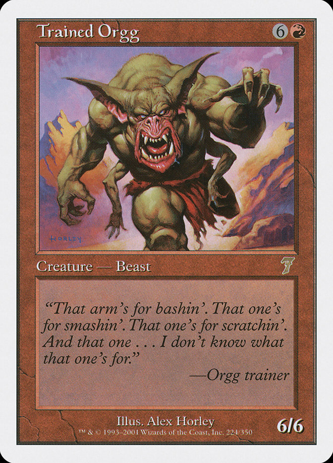Trained Orgg [Seventh Edition] | The CG Realm