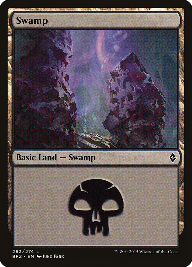 Swamp (263) [Battle for Zendikar] | The CG Realm