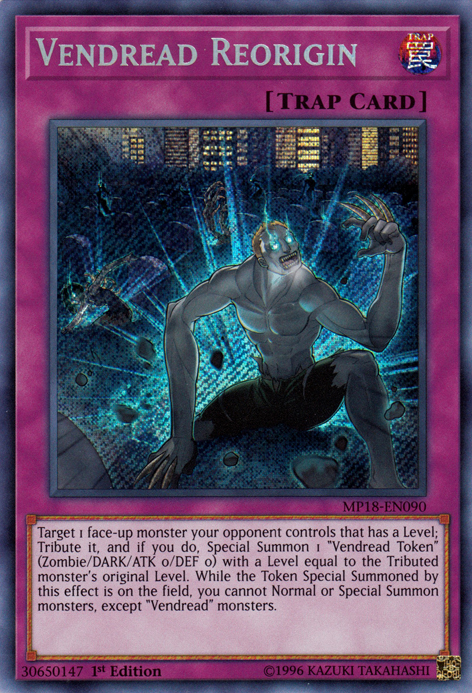 Vendread Reorigin [MP18-EN090] Secret Rare | The CG Realm