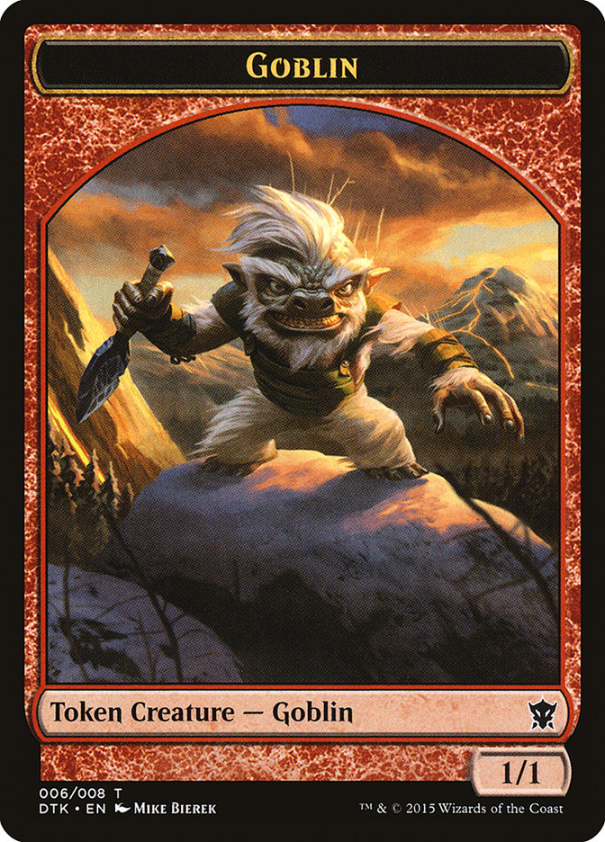 Goblin Token [Dragons of Tarkir Tokens] | The CG Realm
