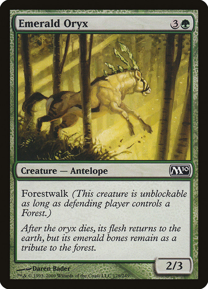 Emerald Oryx [Magic 2010] | The CG Realm