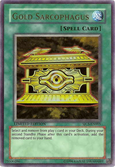 Gold Sarcophagus [SJCS-EN005] Super Rare | The CG Realm