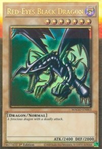 Red-Eyes Black Dragon [MAGO-EN003] Gold Rare | The CG Realm