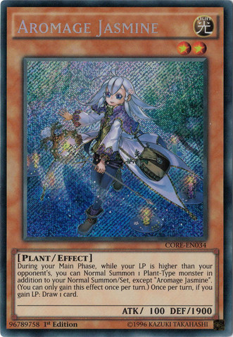 Aromage Jasmine [CORE-EN034] Secret Rare | The CG Realm