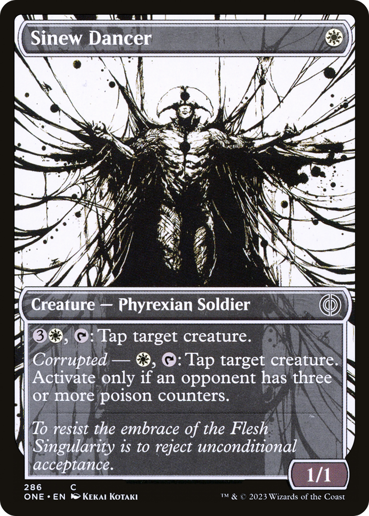 Sinew Dancer (Showcase Ichor) [Phyrexia: All Will Be One] | The CG Realm