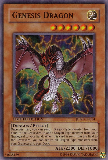 Genesis Dragon [JUMP-EN034] Ultra Rare | The CG Realm