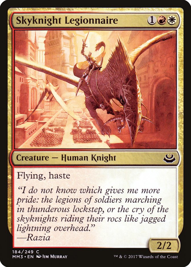 Skyknight Legionnaire [Modern Masters 2017] | The CG Realm