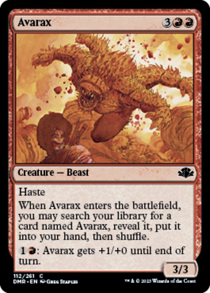 Avarax [Dominaria Remastered] | The CG Realm