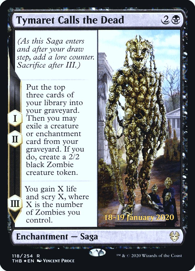 Tymaret Calls the Dead [Theros Beyond Death Prerelease Promos] | The CG Realm