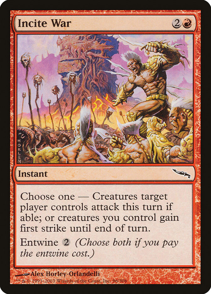 Incite War [Mirrodin] | The CG Realm