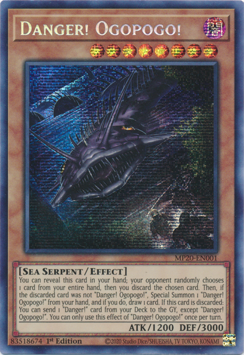 Danger! Ogopogo! [MP20-EN001] Prismatic Secret Rare | The CG Realm