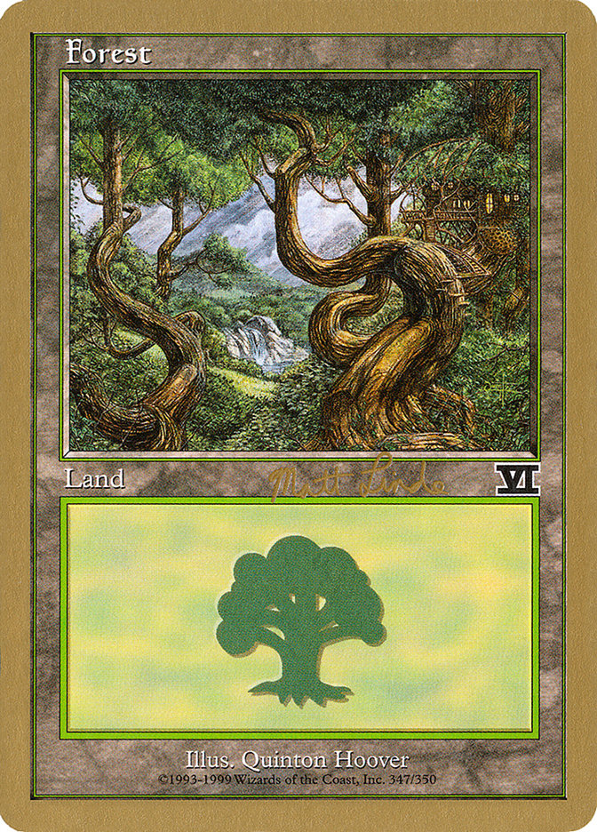 Forest (ml347b) (Matt Linde) [World Championship Decks 1999] | The CG Realm
