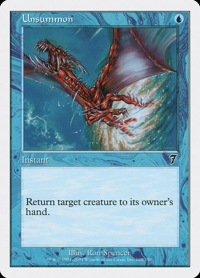 Unsummon [Seventh Edition] | The CG Realm