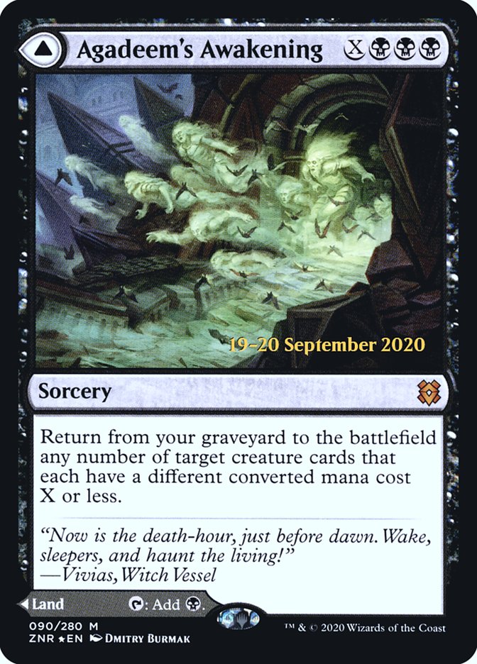 Agadeem's Awakening (PRE-90S) - Zendikar Rising Promos Foil