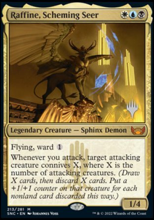 Raffine, Scheming Seer (Promo Pack) [Streets of New Capenna Promos] | The CG Realm