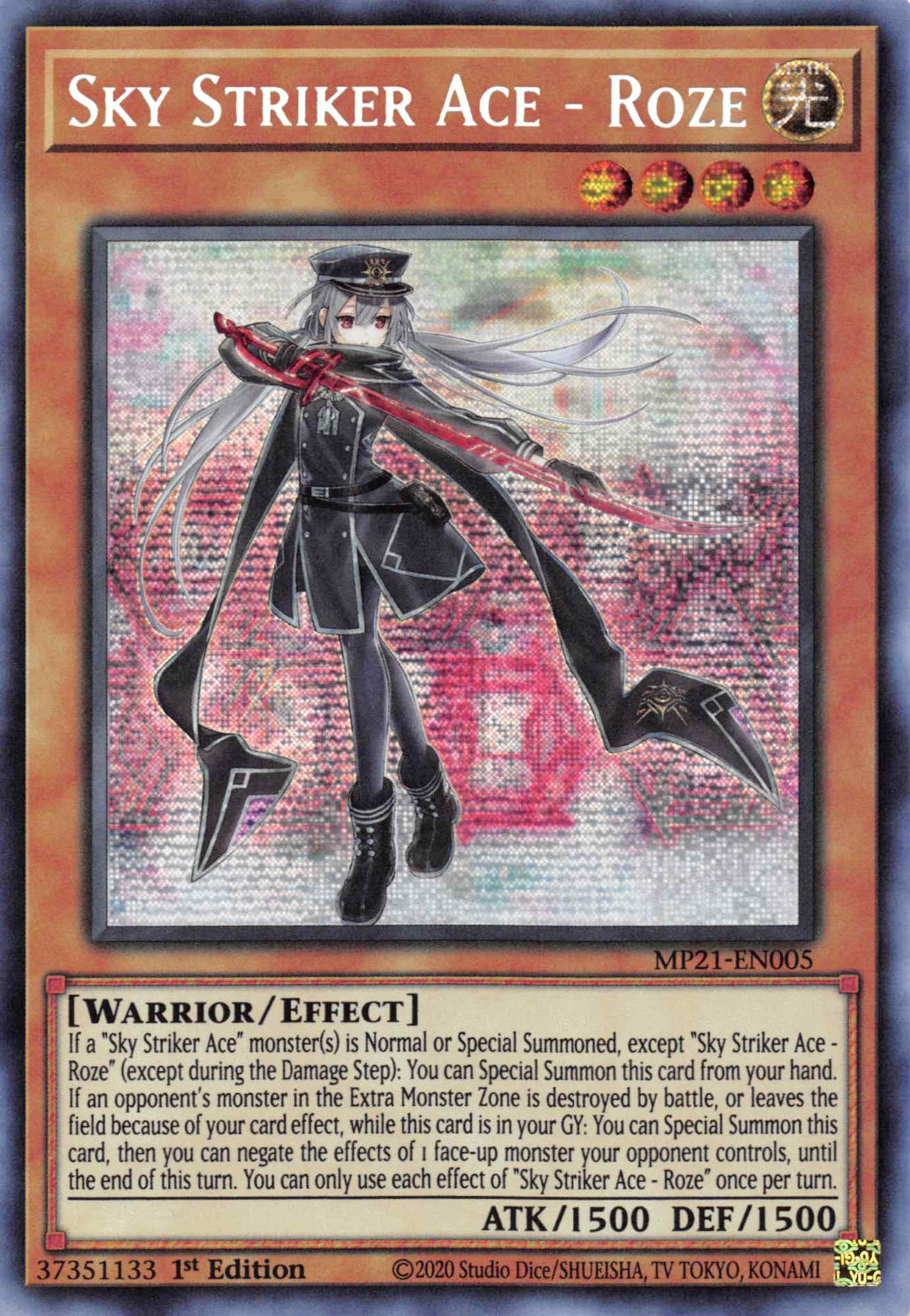 Sky Striker Ace - Roze [MP21-EN005] Prismatic Secret Rare | The CG Realm