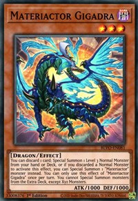 Materiactor Gigadra [BLVO-EN081] Super Rare | The CG Realm