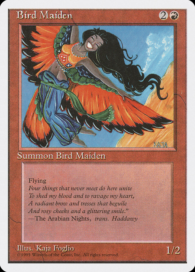 Bird Maiden [Fourth Edition] | The CG Realm