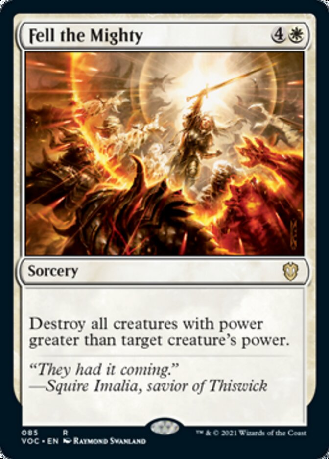 Fell the Mighty [Innistrad: Crimson Vow Commander] | The CG Realm