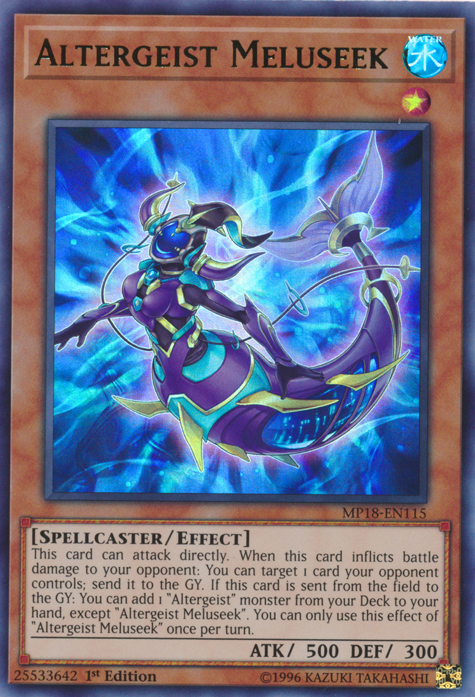 Altergeist Meluseek [MP18-EN115] Ultra Rare | The CG Realm