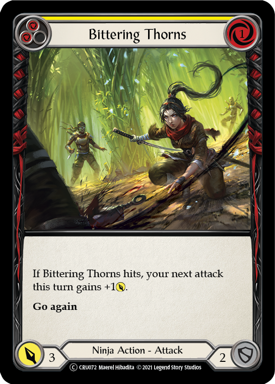 Bittering Thorns [U-CRU072] (Crucible of War Unlimited)  Unlimited Rainbow Foil | The CG Realm