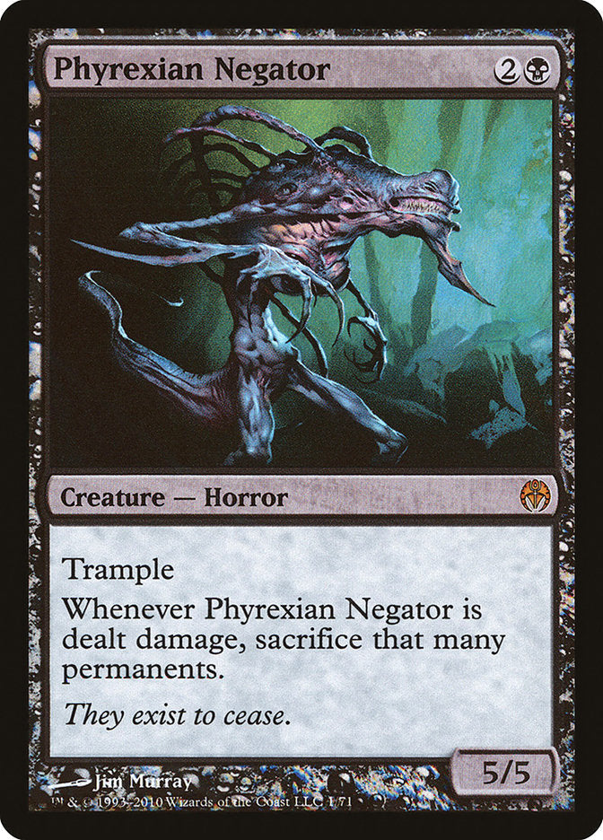 Phyrexian Negator [Duel Decks: Phyrexia vs. the Coalition] | The CG Realm