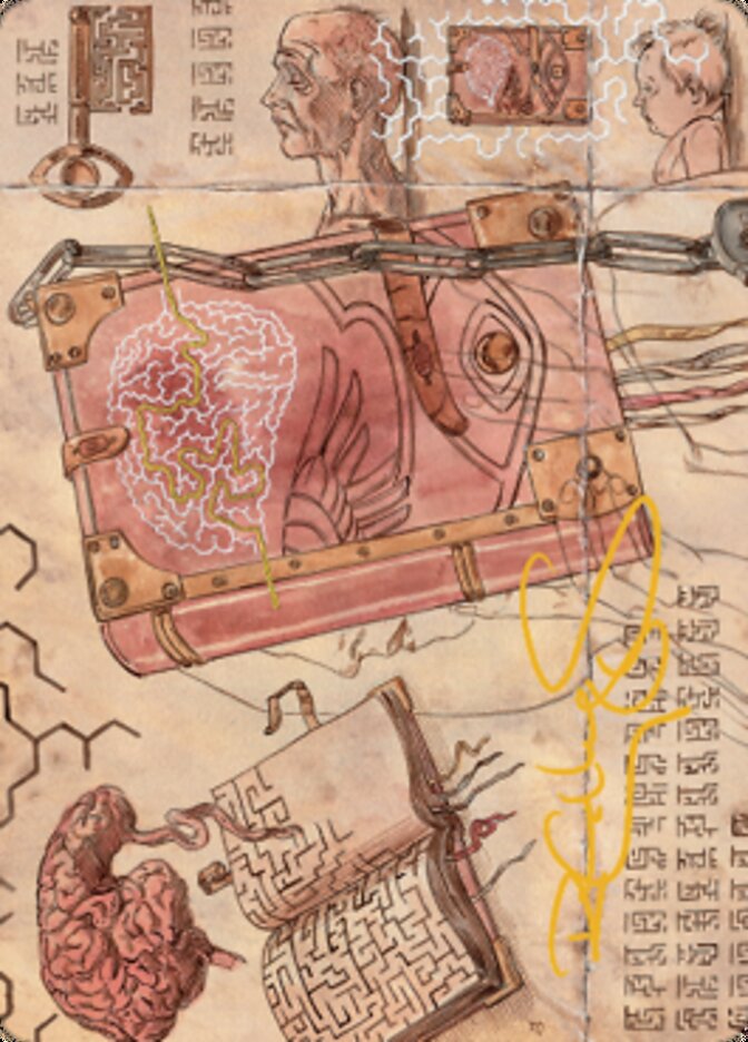 Mazemind Tome Art Card (Gold-Stamped Signature) [The Brothers' War Art Series] | The CG Realm