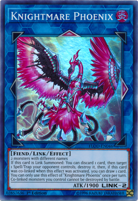 Knightmare Phoenix [FLOD-EN046] Super Rare | The CG Realm
