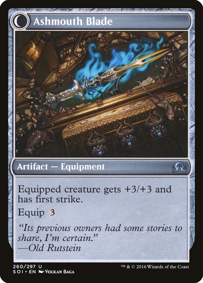Neglected Heirloom // Ashmouth Blade [Shadows over Innistrad] | The CG Realm