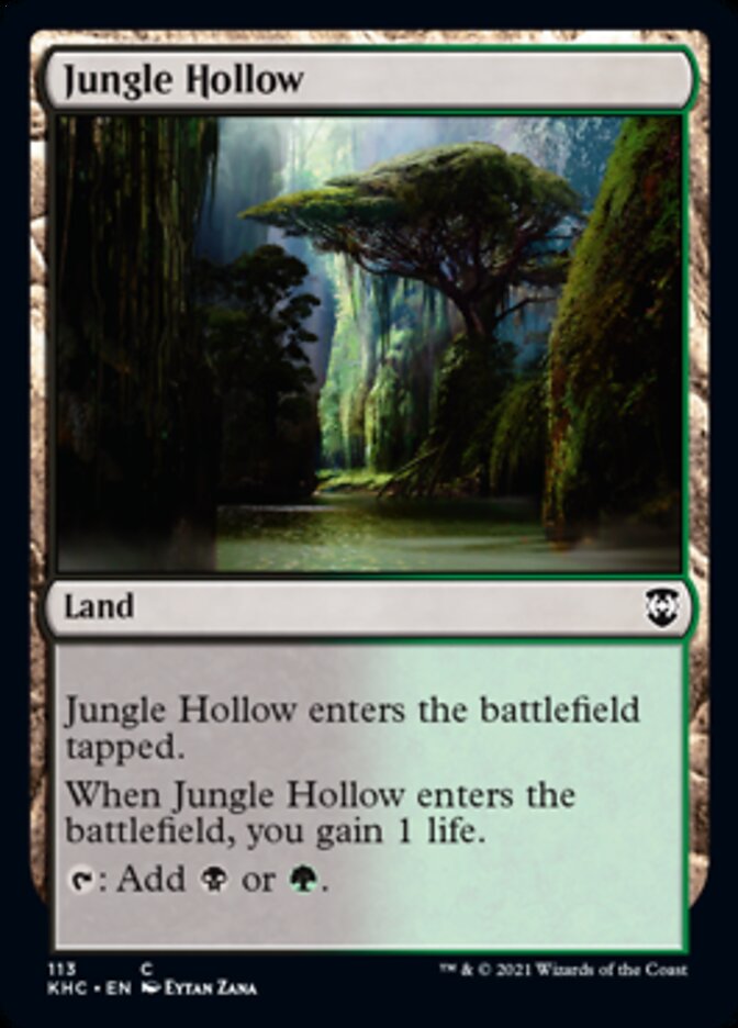 Jungle Hollow [Kaldheim Commander] | The CG Realm