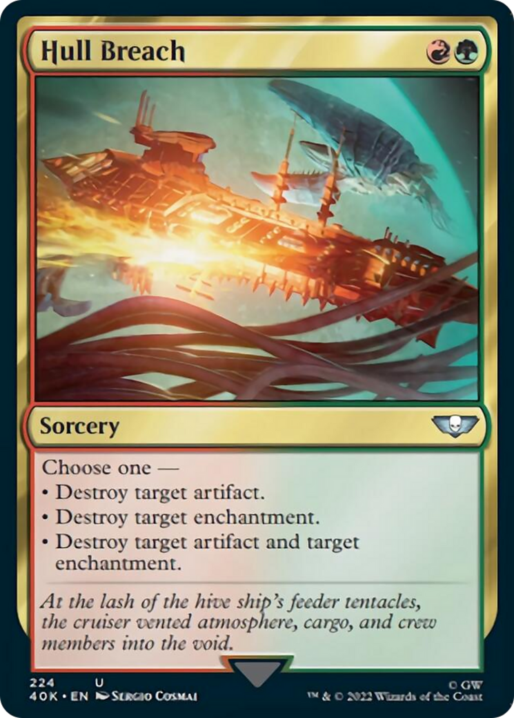 Hull Breach (Surge Foil) [Warhammer 40,000] | The CG Realm