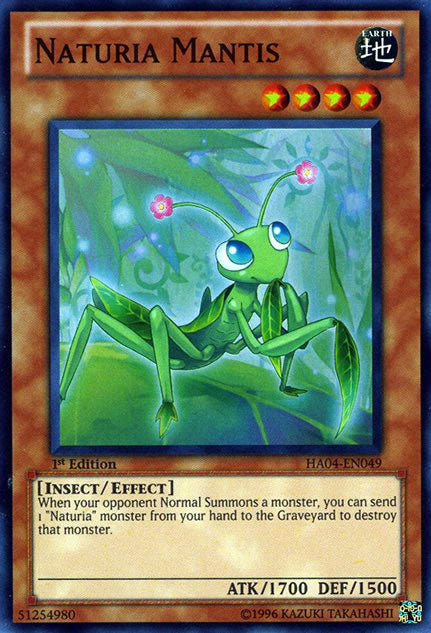 Naturia Mantis [HA04-EN049] Super Rare | The CG Realm