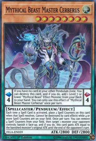 Mythical Beast Master Cerberus [FIGA-EN059] Super Rare | The CG Realm