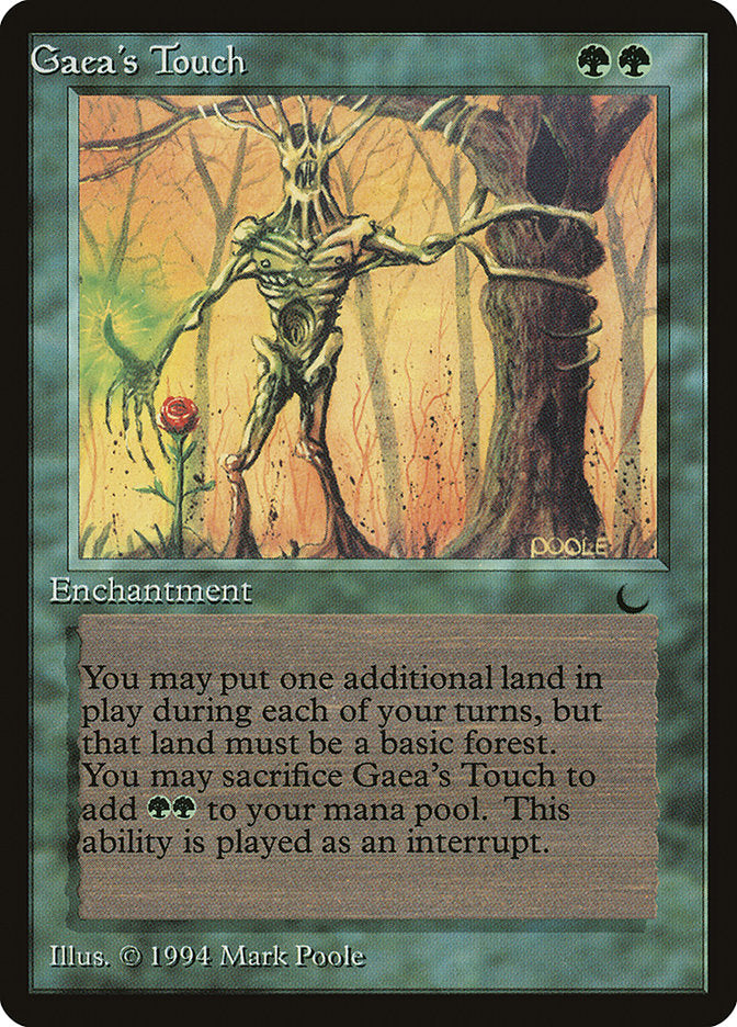 Gaea's Touch (Misprinted) [The Dark] | The CG Realm