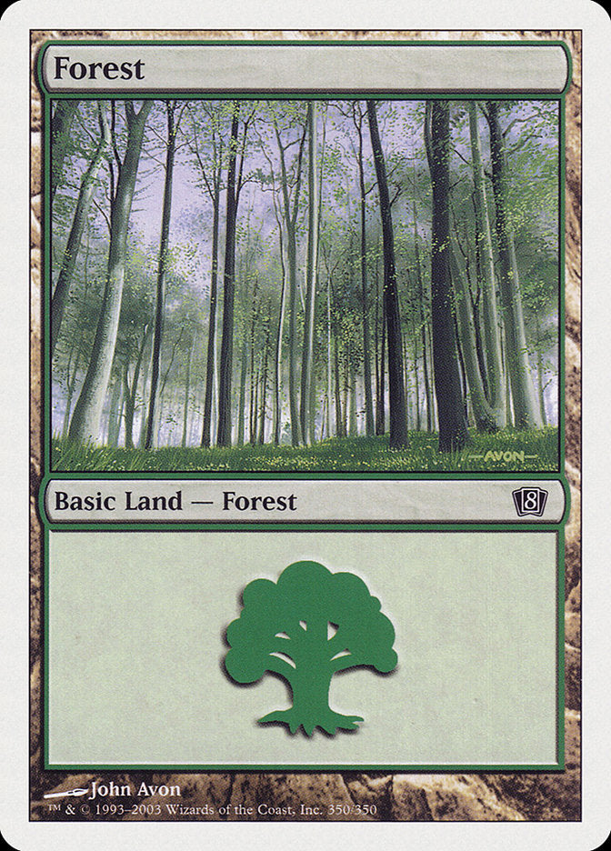 Forest (350) [Eighth Edition] | The CG Realm